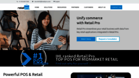 What Retailpro.com website looks like in 2024 