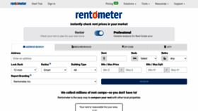 What Rentometer.com website looks like in 2024 