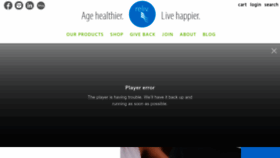 What Reliv.com website looked like in 2024 (1 year ago)