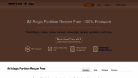What Resize-c.com website looked like in 2024 (1 year ago)