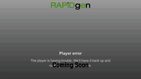 What Rapidgen.net website looks like in 2024 