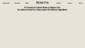 What Rosetta.com.mx website looks like in 2024 