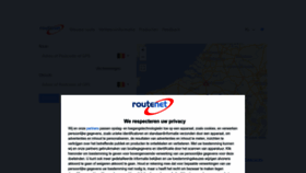 What Routenet.be website looks like in 2024 