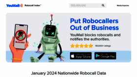 What Robocallindex.com website looks like in 2024 
