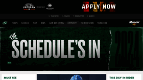 What Riderville.com website looks like in 2024 