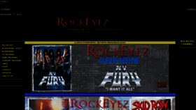 What Rockeyez.com website looks like in 2024 