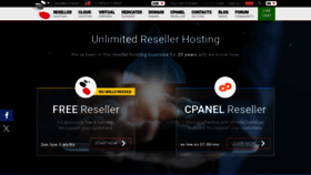 What Resellerspanel.com website looks like in 2024 