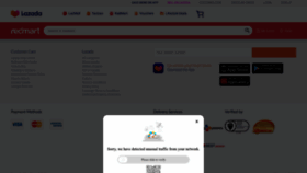 What Redmart.lazada.sg website looks like in 2024 