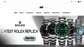 What Replicawatches.site website looks like in 2024 