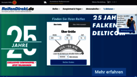What Reifendirekt.de website looks like in 2024 