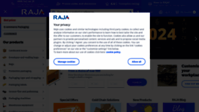 What Rajapack.co.uk website looks like in 2024 