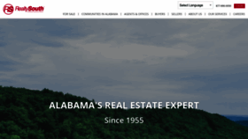 What Realtysouth.com website looks like in 2024 