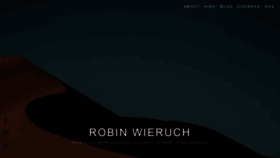 What Robinwieruch.de website looked like in 2024 (1 year ago)