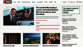 What Radionz.co.nz website looked like in 2024 (1 year ago)