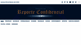 What Reporteconfidencial.info website looks like in 2024 