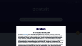 What Ratsit.se website looks like in 2024 