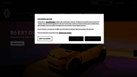 What Renault.be website looks like in 2024 