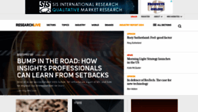 What Research-live.com website looked like in 2024 (1 year ago)