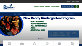 What Rentonschools.us website looks like in 2024 