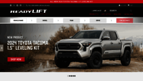 What Readylift.com website looks like in 2024 