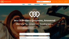 What Ride.guru website looks like in 2024 