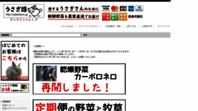 What Rabbitfarm.jp website looks like in 2024 