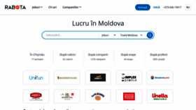 What Rabota.md website looked like in 2024 (2 years ago)