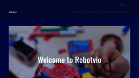 What Robotvio.com website looks like in 2024 
