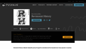 What Revisionisthistory.com website looks like in 2024 