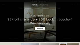 What Roveconcepts.com website looks like in 2024 