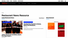 What Restaurantnewsresource.com website looks like in 2024 