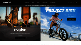 What Rideevolve.com website looks like in 2024 