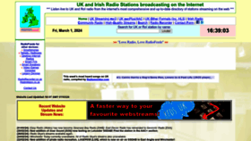 What Radiofeeds.co.uk website looks like in 2024 