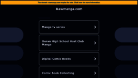 What Rawmanga.com website looks like in 2024 