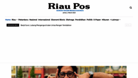 What Riaupos.co website looks like in 2024 