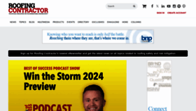 What Roofingcontractor.com website looks like in 2024 
