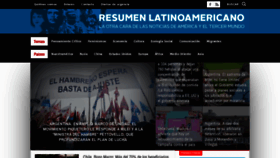 What Resumenlatinoamericano.org website looks like in 2024 
