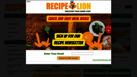 What Recipechatter.com website looks like in 2024 
