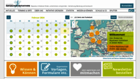 What Reparatur-initiativen.de website looks like in 2024 