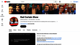 What Redcurtainshow.de website looks like in 2024 