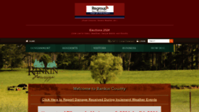 What Rankincounty.org website looks like in 2024 