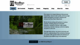 What Riverraisin.org website looks like in 2024 