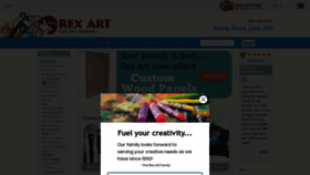 What Rexart.com website looks like in 2024 