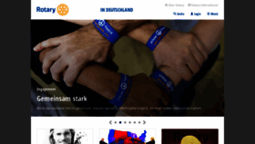 What Rotary.de website looks like in 2024 