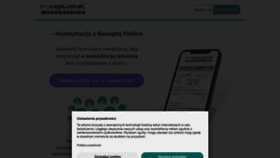 What Receptomat.pl website looks like in 2024 