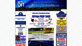 What Rickeystokesnews.com website looks like in 2024 