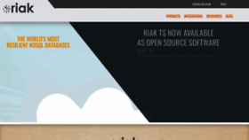 What Riak.com website looks like in 2024 