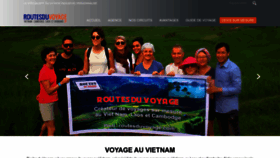 What Routesduvoyage.com website looks like in 2024 