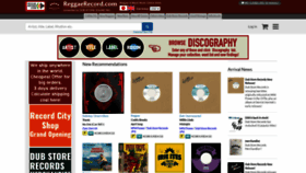 What Reggaerecord.com website looks like in 2024 
