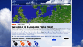 What Radiomap.eu website looks like in 2024 